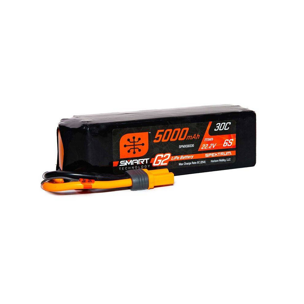 Spektrum Batteria Li-Po Smart G2 6S 22,2V 5000mAh 30C connettore IC5 (art. SPMX56S30)