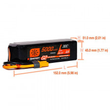 Spektrum Batteria Li-Po Smart G2 6S 22,2V 5000mAh 30C connettore IC5 (art. SPMX56S30)