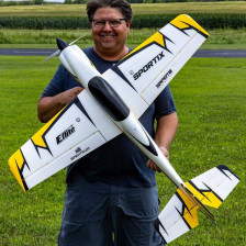 E-flite Aeromodello Elettrico Sportix 1100mm BNF Basic con AS3X+ & SAFE Select (art. EFL10750)
