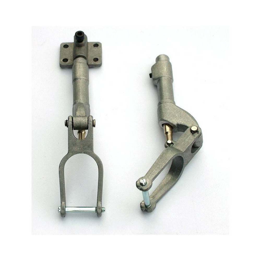Euroretracts Carrello Anteriore Fisso Telescopico con Supporto 120mm (art. CAR/15081/000)