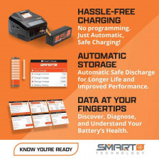 Spektrum Batteria Li-Po Smart G2 3S 11,1V 1300mAh 30C connettore IC2 per Arrma GROM (art. SPMX-1089)