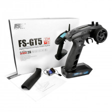 FlySky Radiocomando FS-GT5 6 Canali con Ricevente FS-BS6 2,4GHz (art. FS054)