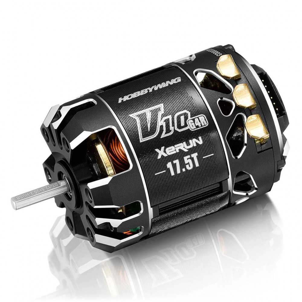 Hobbywing Motore Xerun V10 Brushless G4R 3150kV Lipo 2-3S 17.5T Sensored per 1/10 (art. HW30401748)