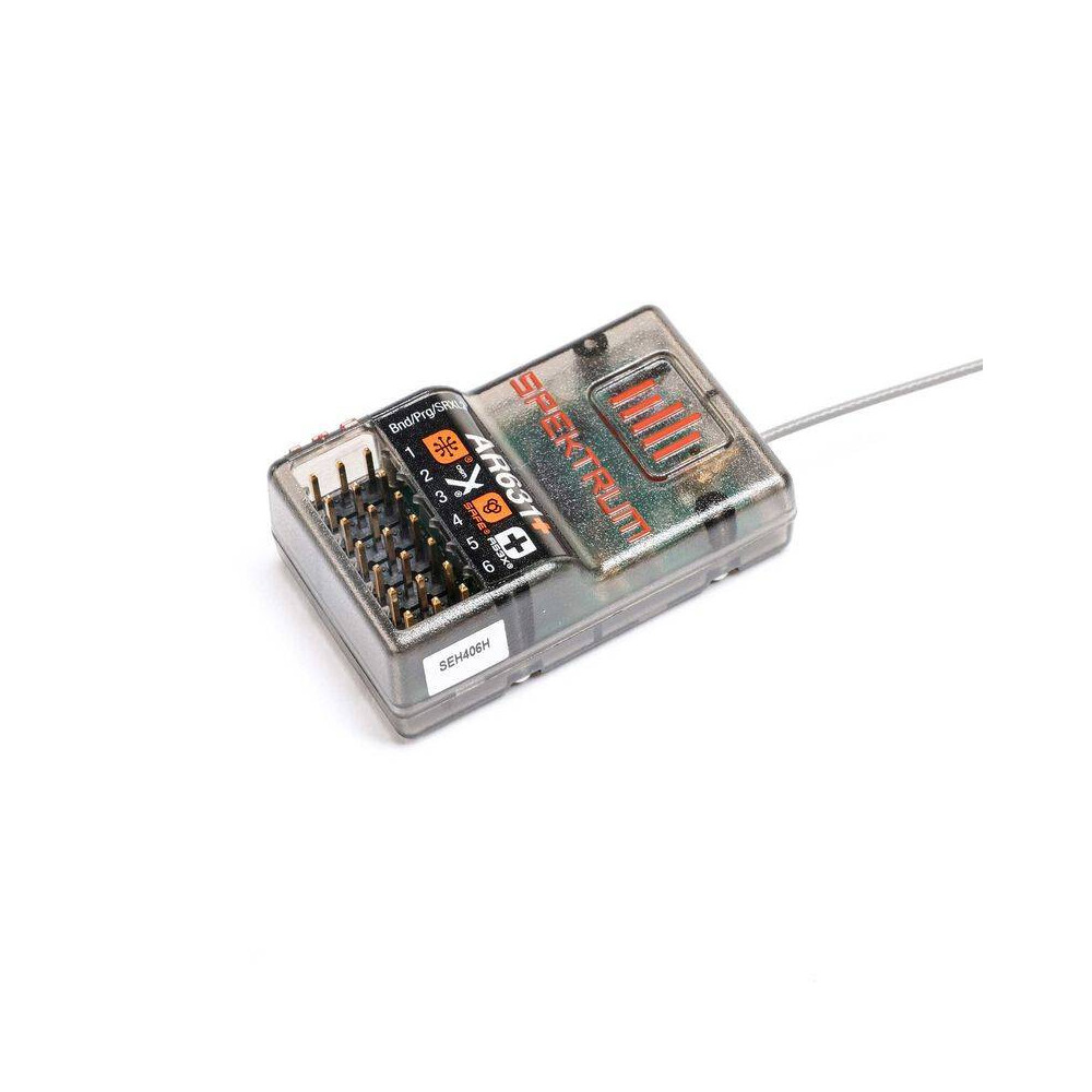 Spektrum Ricevente AR631+ AS3X+ & SAFE DSMX 6 Canali 2,4GHz (art. SPM-1031)
