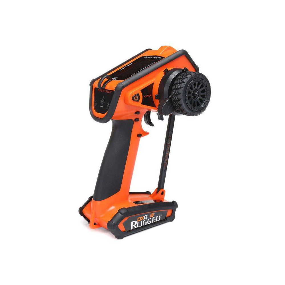Spektrum Radiocomando DX6 Rugged DSMR 6 Canali fornito Senza Ricevitore colore Orange (art. SPMR6215O)