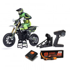 Team Losi Moto Radiocomandata Promoto SM FXR Supermoto Scala 1/4 RTR con Batteria e Caricabatterie Bianco (art. LOS-2310)