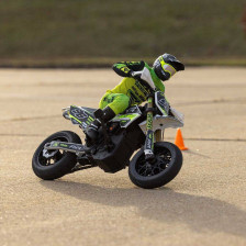Team Losi Moto Radiocomandata Promoto SM FXR Supermoto Scala 1/4 RTR con Batteria e Caricabatterie Bianco (art. LOS-2310)