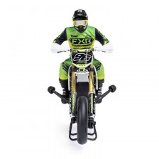 Team Losi Moto Radiocomandata Promoto SM FXR Supermoto Scala 1/4 RTR con Batteria e Caricabatterie Bianco (art. LOS-2310)