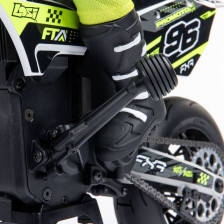 Team Losi Moto Radiocomandata Promoto SM FXR Supermoto Scala 1/4 RTR con Batteria e Caricabatterie Bianco (art. LOS-2310)