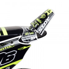 Team Losi Moto Radiocomandata Promoto SM FXR Supermoto Scala 1/4 RTR con Batteria e Caricabatterie Bianco (art. LOS-2310)