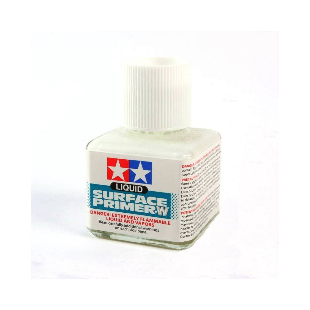 Tamiya Primer di Superficie Liquido Bianco Confezione da 40ml (art. TA87096)