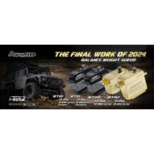 Power HD Servocomando WT162 HV MG Brushless Crawler Brass Waterproof 70 kg 0,10 sec (art. HD-WT162)