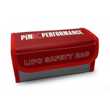 Pink Performance LiPo Battery Safety Bag Size M misura 185x75x65mm (art. PP0-LB001M)