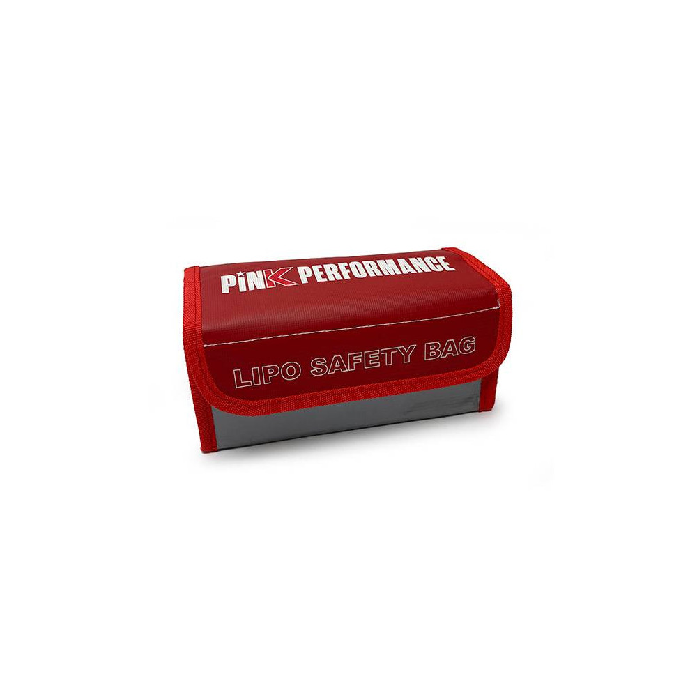 Pink Performance LiPo Battery Safety Bag Size M misura 185x75x65mm (art. PP0-LB001M)