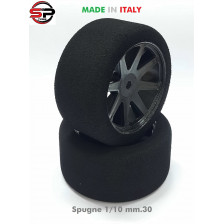 SP Racing Coppia gomme in spugna 1/10 Touring a Razze 40sh 30mm Rear (art. SP40-R)