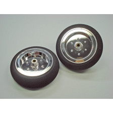 Ruote Leggere RC 45mm Cromate | Modellismo Dinamico