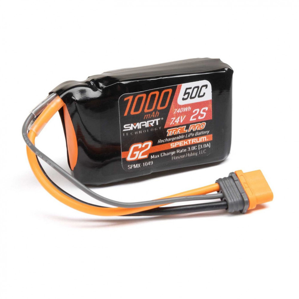 LiPo Smart G2 Trail Pro 7.4V 1000mAh 2S 50C IC2 | Casa del Modellismo