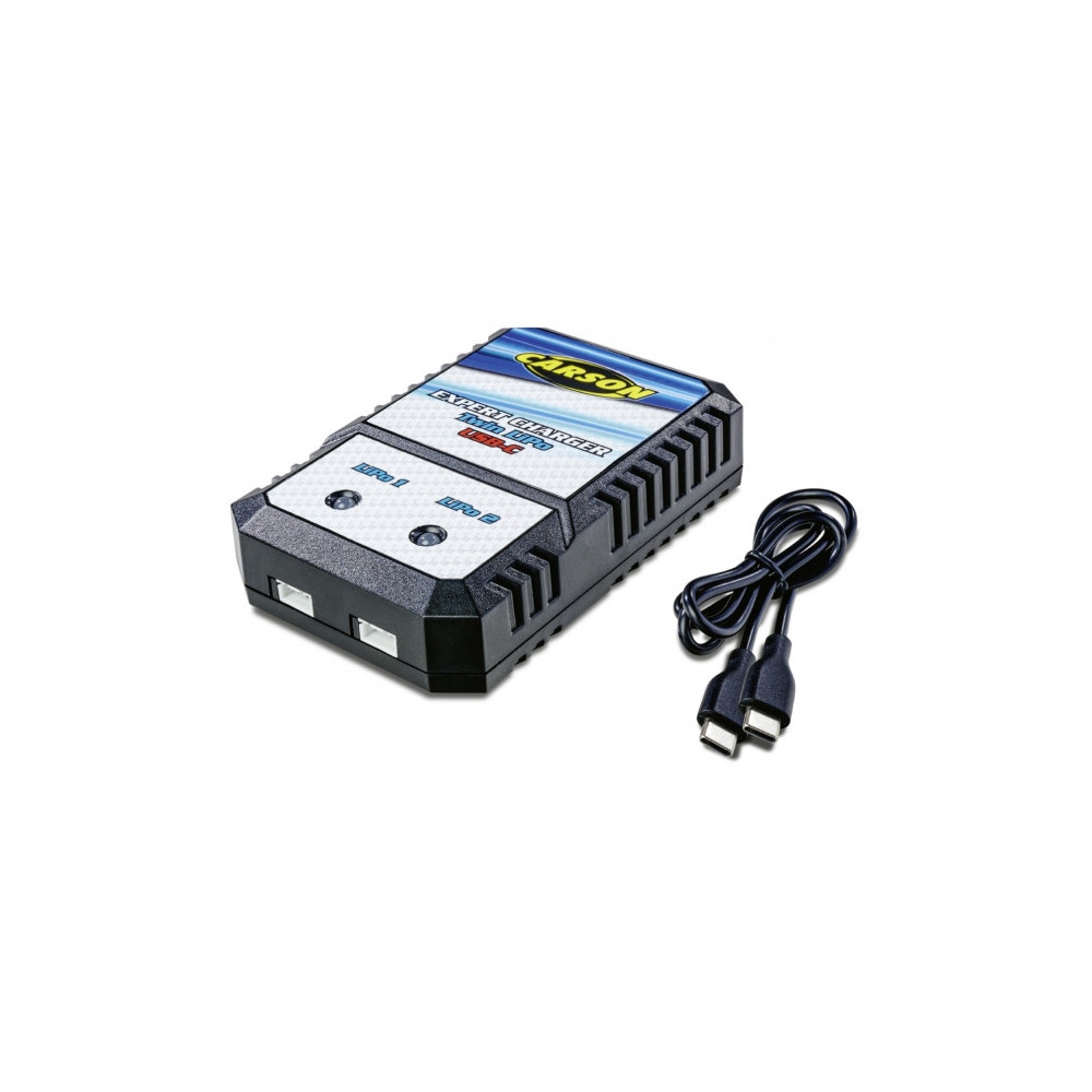 Caricabatterie Expert Twin LiPo USB-C 2A | Ricarica Doppia Veloce