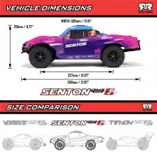 ARRMA SENTON 223S BLX 4X4 RTR Short Course Truck - Casa del Modellismo