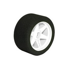 GRP Coppia gomme 35Sh Anteriore per Mugen-Kyosho bianco (art. GAJ35S)