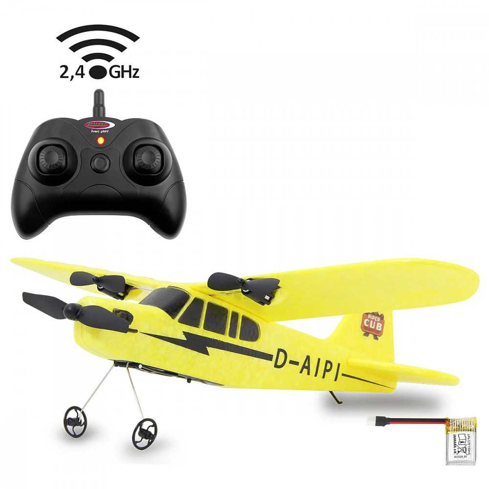 Aereo RC Piper J3-CUB Jamara: Facile e Sicuro per Principianti