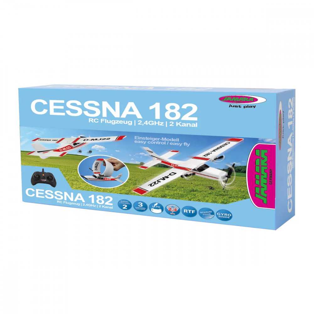 Aereo RC Cessna 182 Jamara: Facile e Sicuro per Principianti