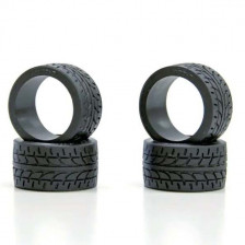 4 Pezzi RC Auto Pneumatici Ruote in Gomma con Mozzi per 1/10 Scala RC Crawler Fuoristrada Car Camion