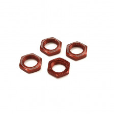 Dadi Ruota Kyosho Inferno 1:8 Zigrinati Rossi | Set (4) IFW472R