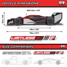 ARRMA LIMITLESS 8S Brushless 1/7 RTR – Oltre 190 Km/h (ARA7816T1) ARRMA LIMITLESS 8S Brushless 1/7 RTR – Oltre 190 Km/h (ARA7816T1)