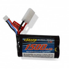 Batteria Li-ION Carson 7.4V 1500mAh Tamiya FE-Line (500608199)