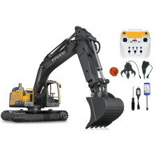 Escavatore Volvo EC160E Metal 1:16 con Pinza e Martello (406300)