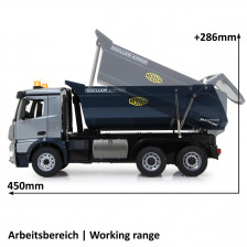 Mercedes Arocs Ribaltabile RC 1:20 Metal Meiller 4WD (406301)