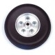 Euroretracts Coppia ruote in gomma cerchio Alluminio 90mm (art. RUO/34420/000)