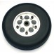 Coppia ruote in gomma cerchio Alluminio 100mm (art. RUO/34423/000)