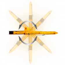 Gru a Torre Crane XXL 128 RC - 1,28m, Gancio Metallo (406320)