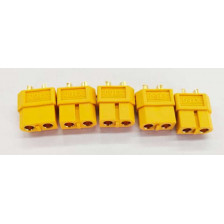 Maxpro Connettore Batteria XT60 Femmina dorato Confezione 5 pezzi (art. MAXC26F)