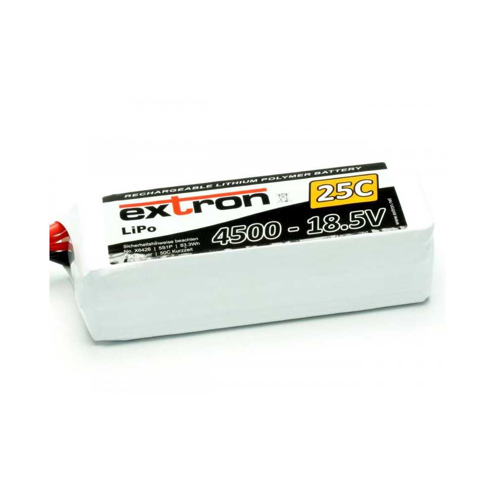 LiPo Extron X2 4500 mAh 18,5 V 5S - XT90 (X6426) LiPo Extron X2 4500 mAh 18,5 V 5S - XT90 (X6426)