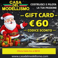 GIFT CARD Casa del Modellismo Euro 60,00