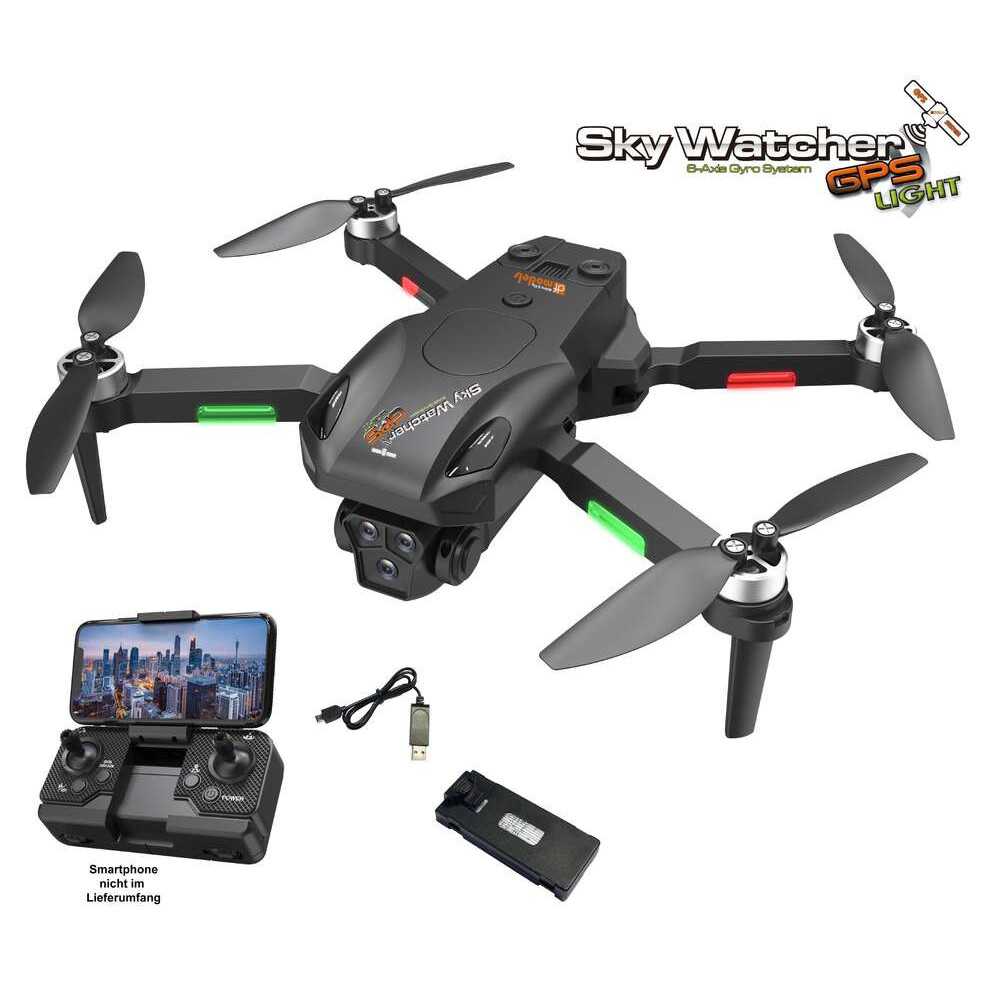 Drone SkyWatcher GPS Light RTF Brushless con Camera - DF Models 9430