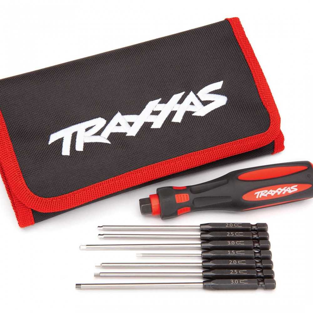 Traxxas Kit Utensili Premium 7pz con Manico e Astuccio - 8711