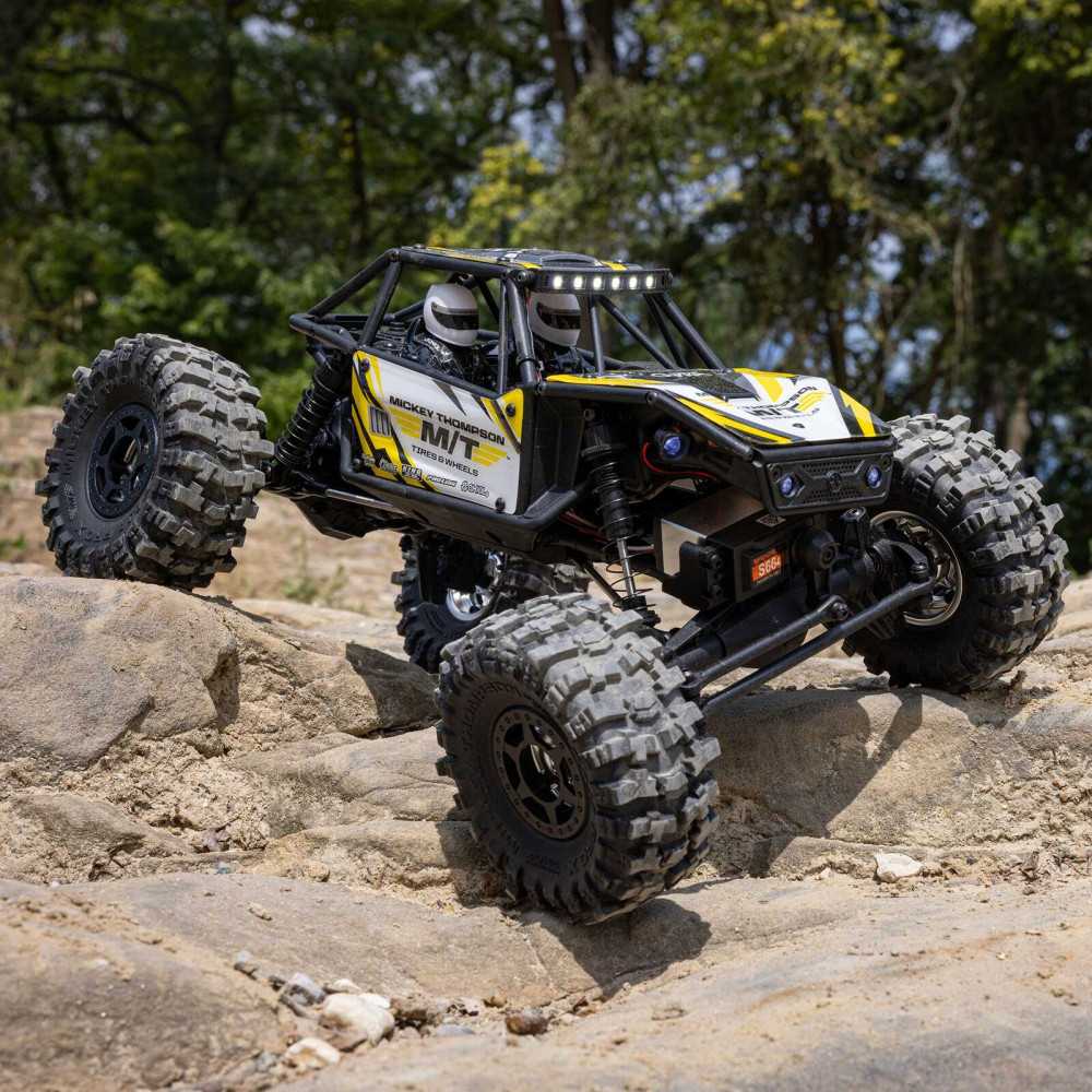 Axial UTB18 Capra 4WS 1/18 RTR Giallo - Crawler 4x4 - AXI-1750T2