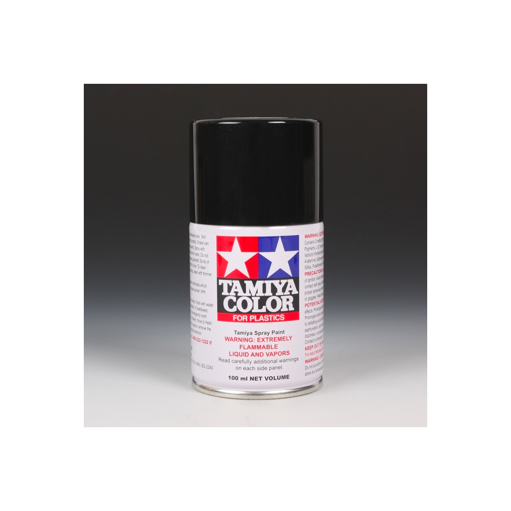 Tamiya TS-40 Metallic Black Spray 100ml - Nero Metallizzato - 85040