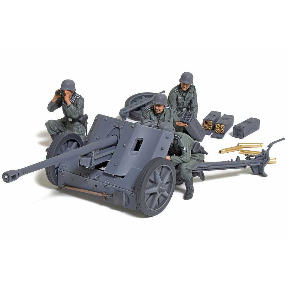 Tamiya 35392 German 5cm Pak38 Anti-Tank Gun 1/35 - Kit Modellismo