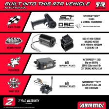 ARRMA Granite MEGA 665 4X4 RTR 1/10 Green - ARA4202V4T1