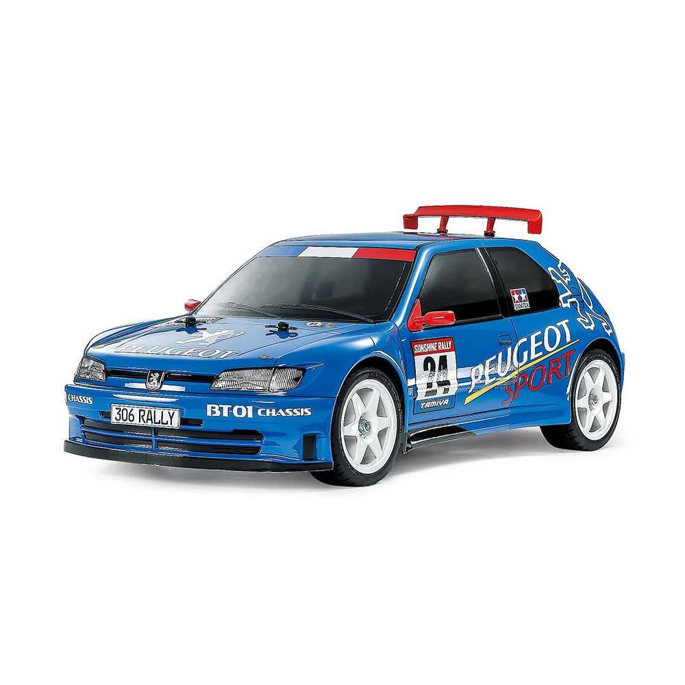 Tamiya TA47513 Peugeot 306 Maxi Pre-Painted Blue 1/10 BT-01