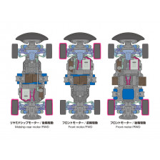 Tamiya TA47513 Peugeot 306 Maxi Pre-Painted Blue 1/10 BT-01
