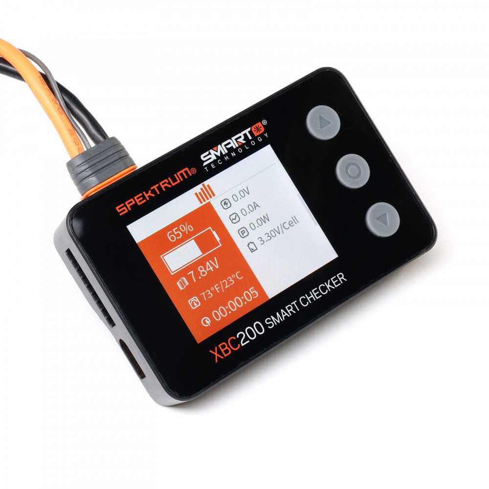 Spektrum XBC200 Smart Battery Checker & Servo Tester - SPMXBC200