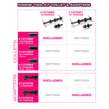 HUDY 107051 Kit Estrattore Cuscinetti Motore .21 Professional