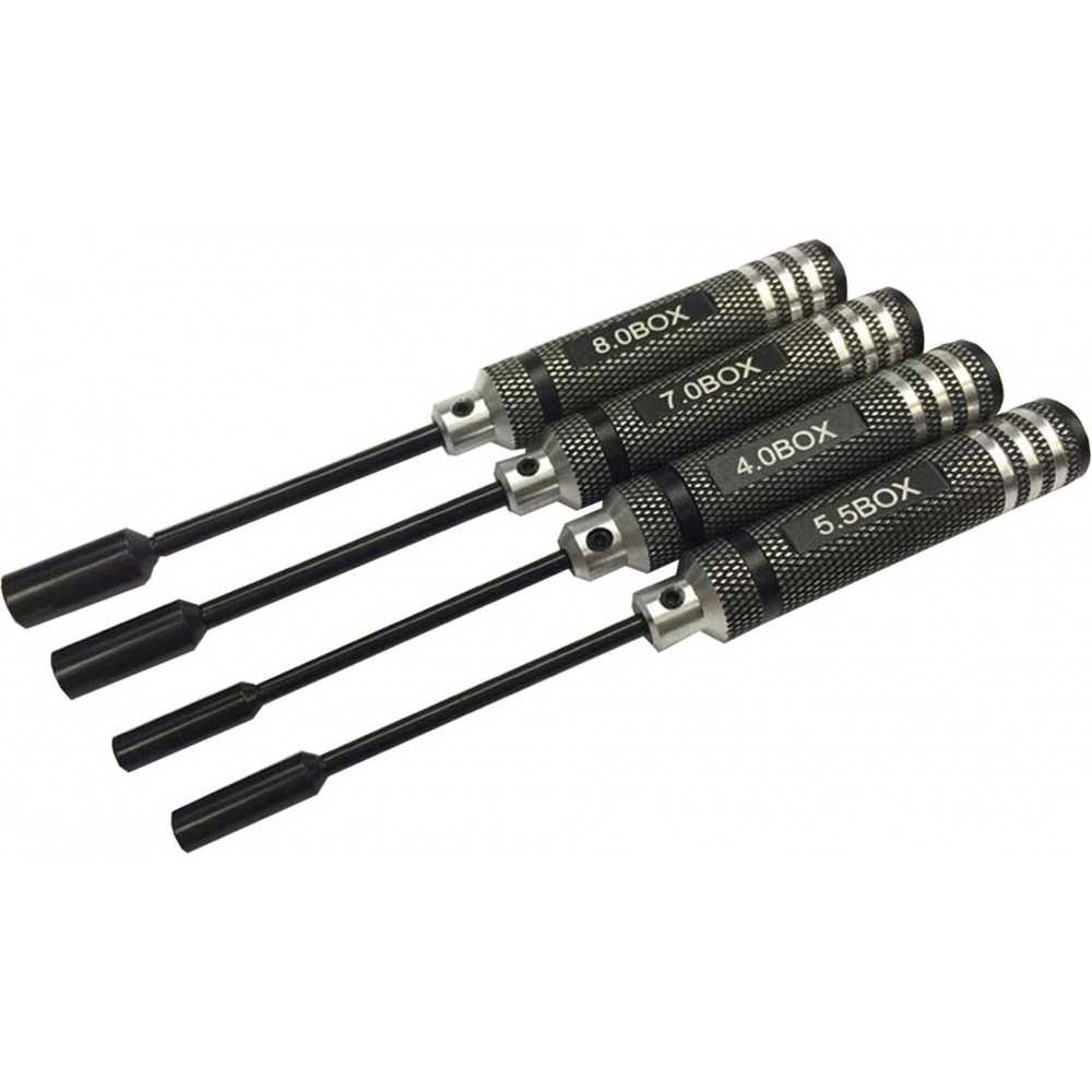 Set Cacciaviti a Bussola Robbe 4-8mm Alluminio - 59000011