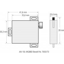 Servo Digitale Wing aero-naut AN-10L-MGBBD 10mm | 700373